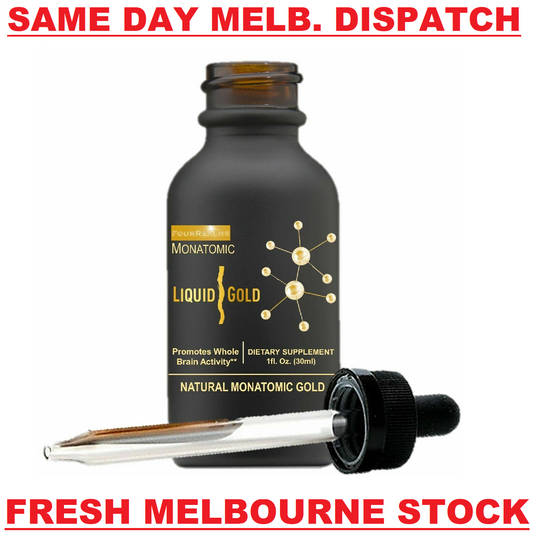 MONATOMIC WHITE POWDER GOLD LIQUID ORMUS Anti-Aging Cognitive Brain Function