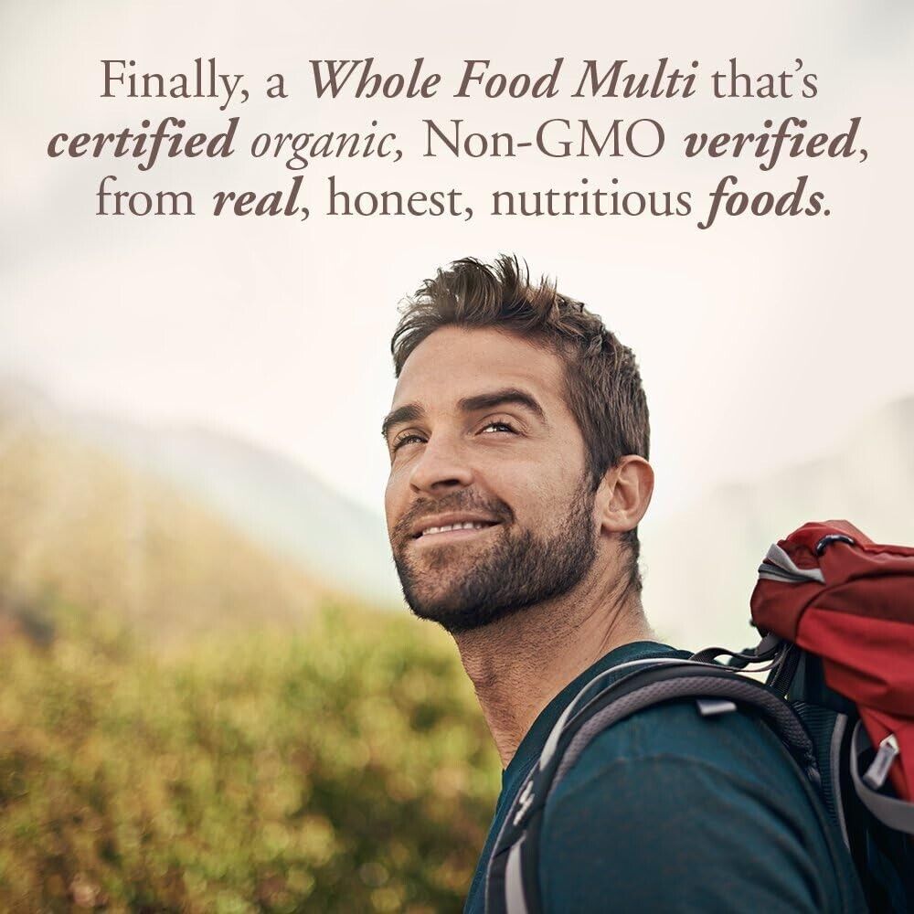 GARDEN OF LIFE mykind Organics MEN's Multi Whole Food Multivitamin - 60 Tablets