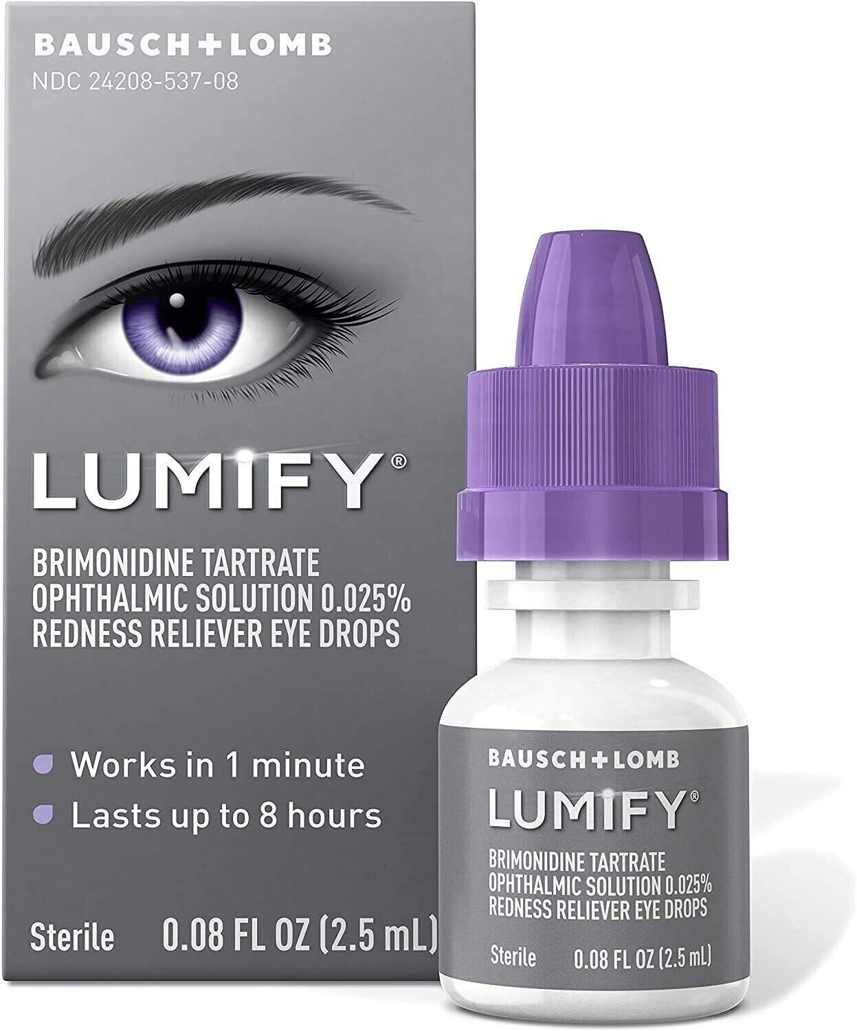 Lumify Redness Reliever Eye Drops 0.08 FL OZ (2.5 ml) - MELB STOCK FAST SHIPPING
