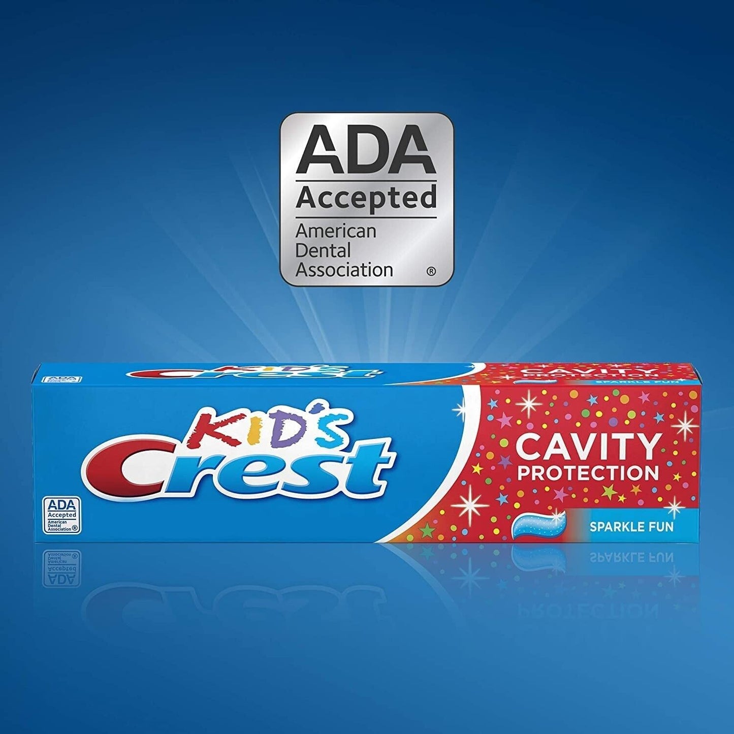 Kid's Crest 2x130g Cavity Protection Fluoride Children's Toothpaste Sparkle Fun