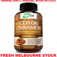 NutriFlair ORGANIC CEYLON CINNAMON 1200mg 120 Caps DOUBLE STRENGTH USA MADE!