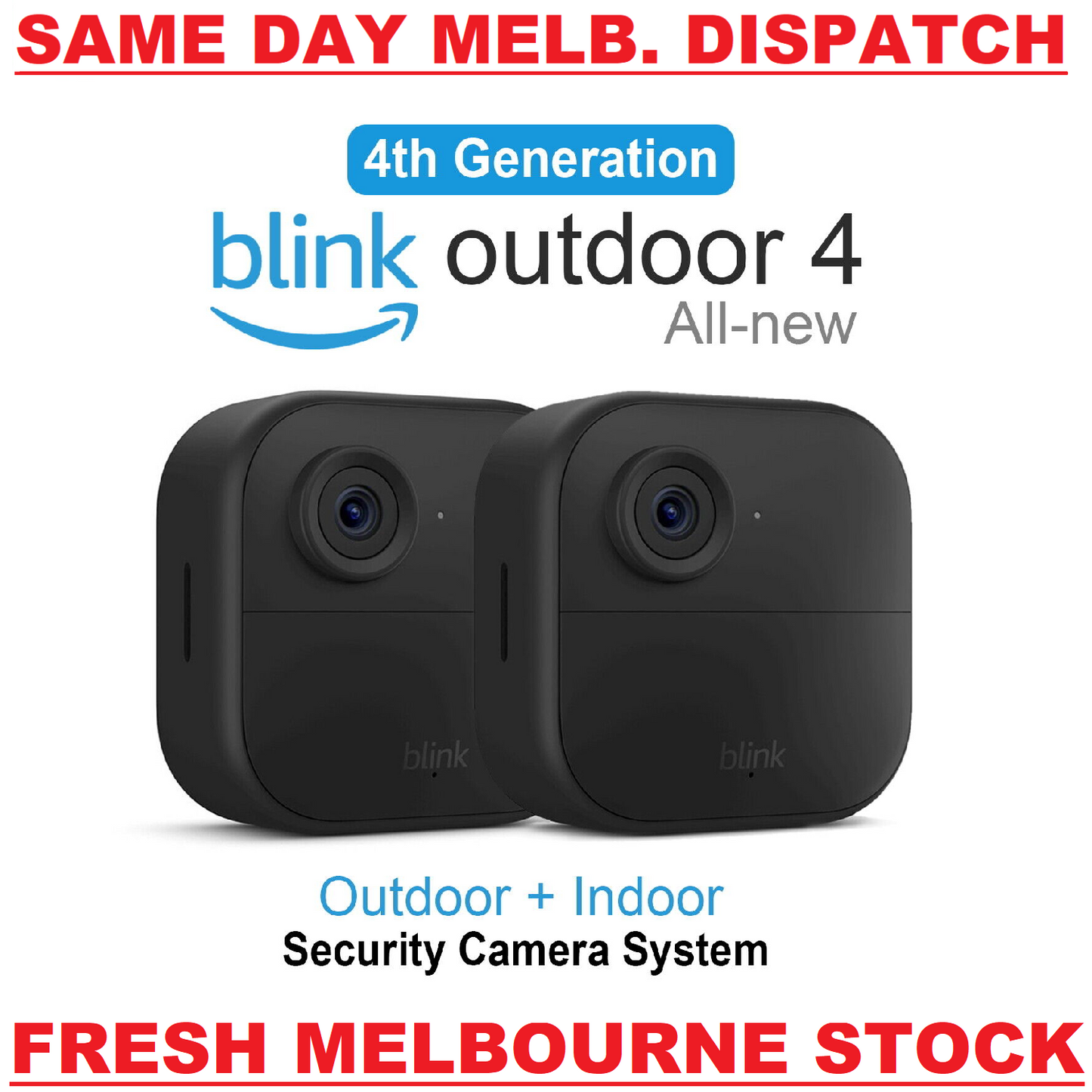 Blink Home Wireless Security Camera Outdoor Weather Resistant Battery Powered