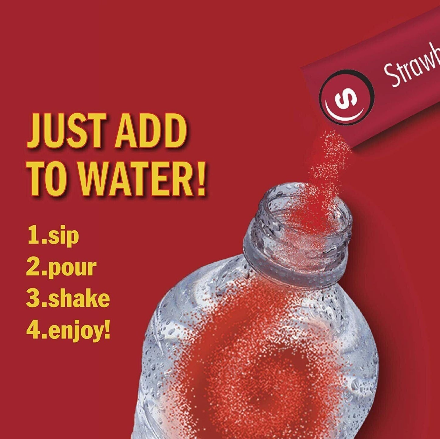 Skittles SUGAR FREE Drink Mix (4 Mix TROPICAL Flavours) - 30 Servings