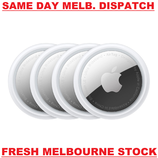 Apple AirTag - White - 4 Pack - Genuine Australian Stock - BRAND NEW & SEALED