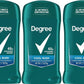 Degree 48H Sweat & Odor Protection Antiperspirant Deodorant COOL RUSH 1/3/5 Pack