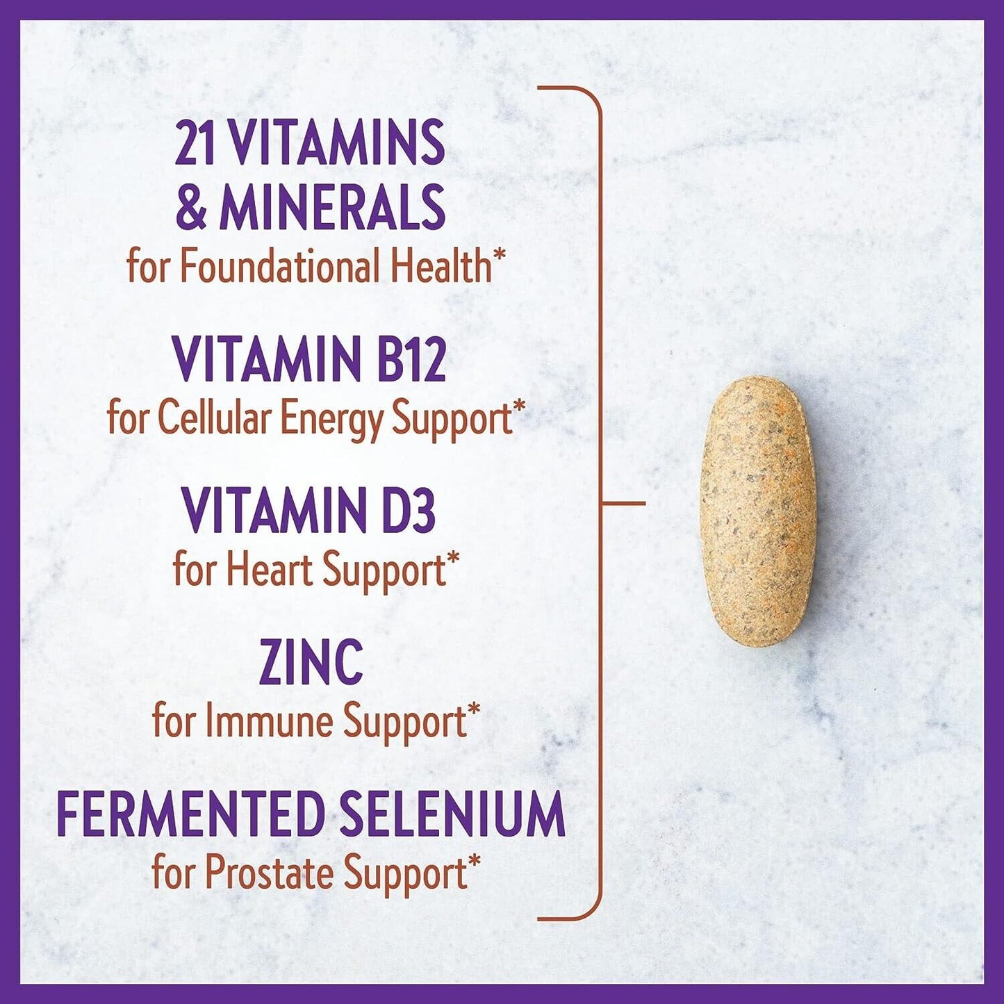 NEW CHAPTER One Daily Every MAN'S Multivitamin Immune & Energy Support - 48 Tabs