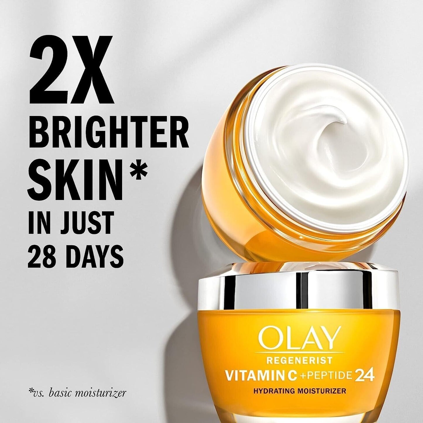 Olay Regenerist Vitamin C + Peptide 24 Hydrating Moisturiser Face Cream - 48g