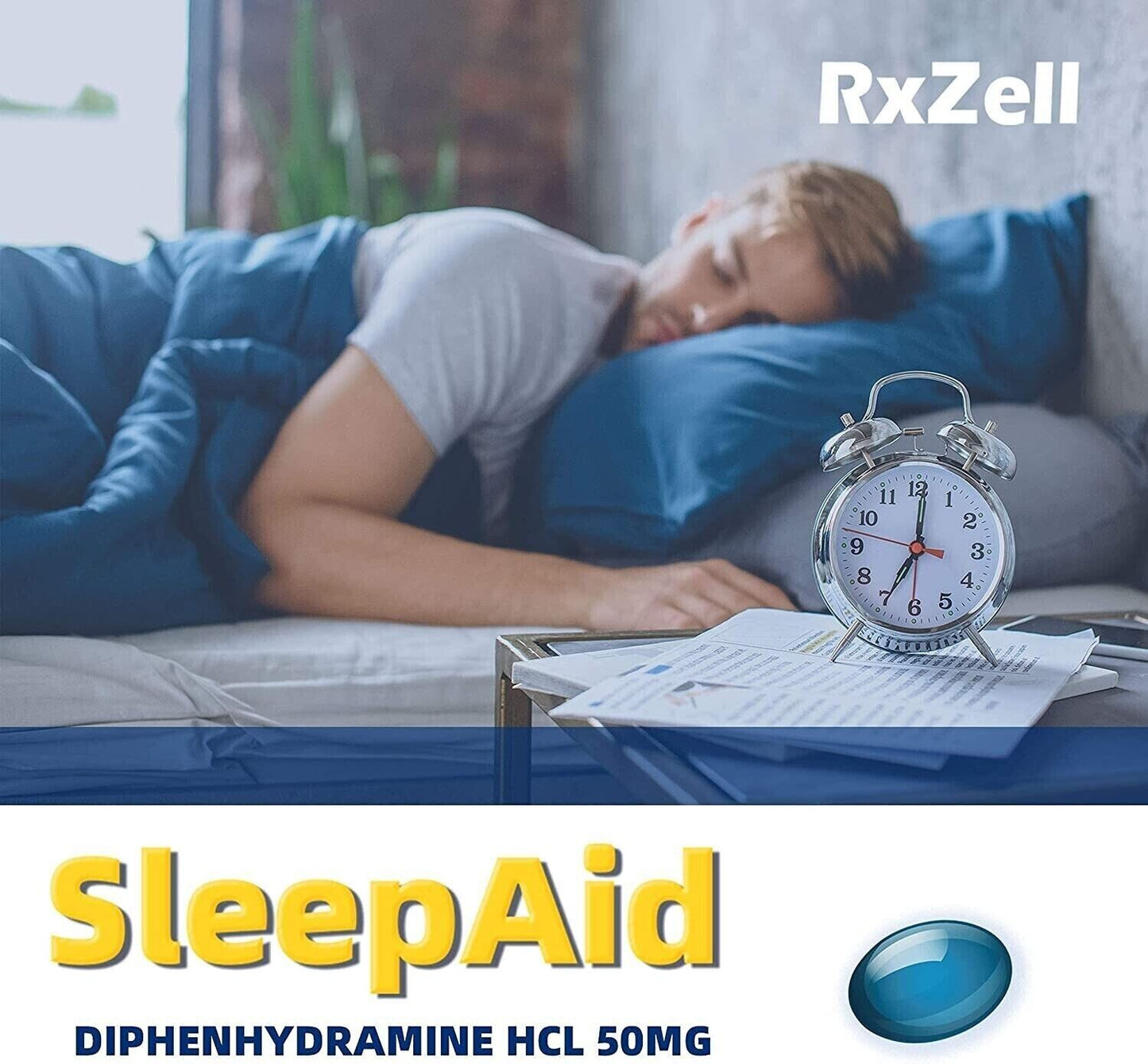 RxZell Sleep Aid 50mg 220 Softgels - FRESH MELB STOCK - FREE EXPRESS POST