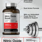 Nitric Oxide NO2 Booster 3000mg 120 Caps PRE-WORKOUT MUSCLE PUMP GROWTH Horbaach