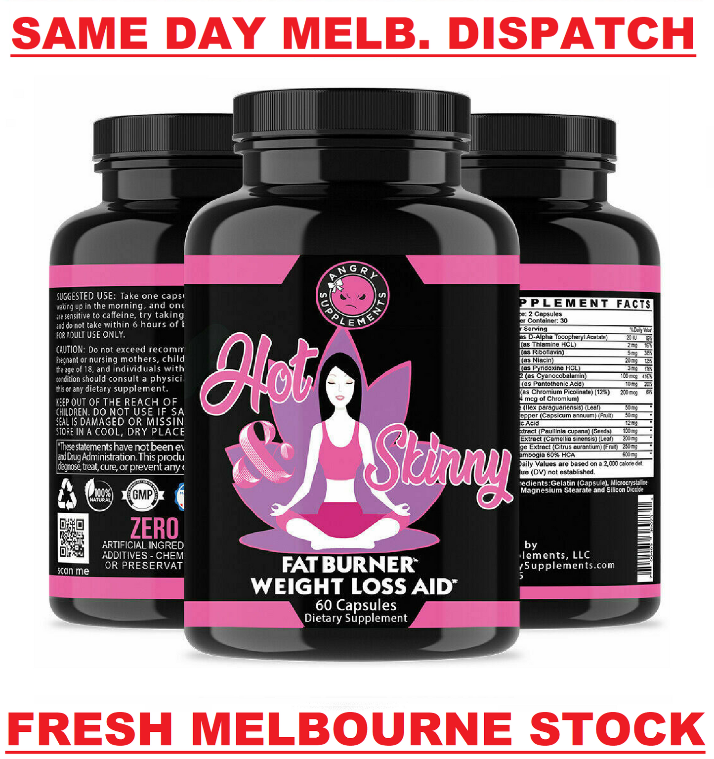Women Hot and Skinny Thermogenic Fat Burner Supplements Weight Loss that WORKS