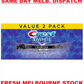 Crest 2 x 116g Pack 3D White Luxe Brilliance Charcoal Teeth Whitening Toothpaste