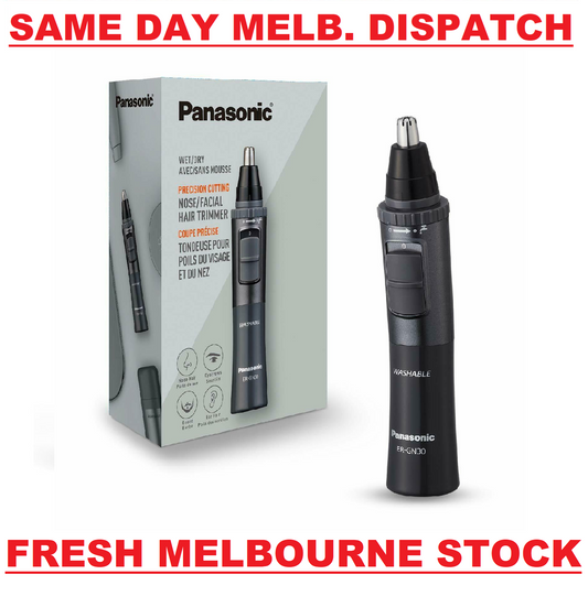 Panasonic ER-GN30-H Nose Facial and Ear Hair Eyebrows Trimmer Washable BRAND NEW