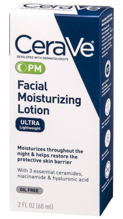 CeraVe PM Facial Moisturizing Lotion Ultra Light OIL FREE 60mL FREE EXPRESS POST