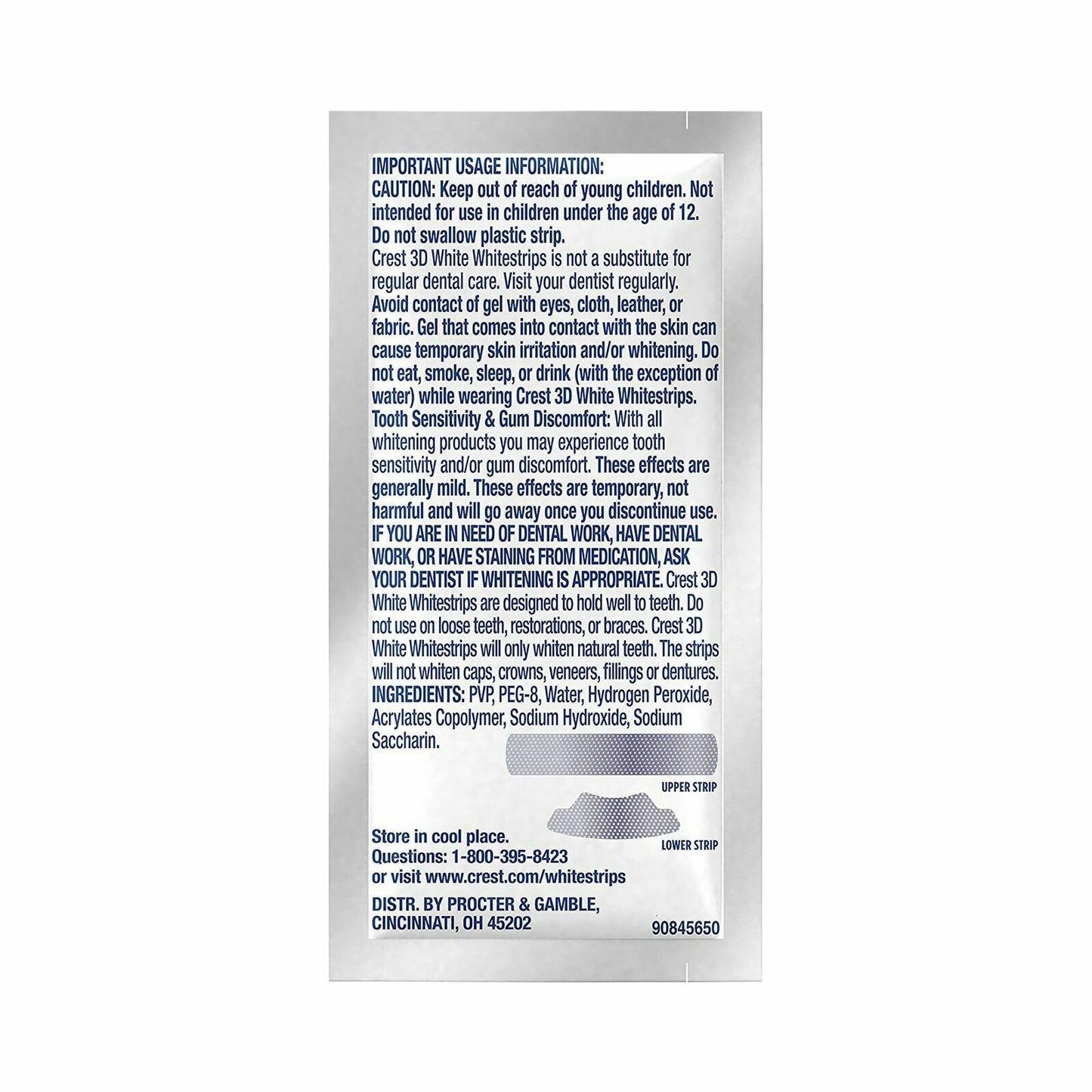 CREST 3D 28 x Glamorous White Dental Teeth Whitening Strips Kit 14 Pouches NEW