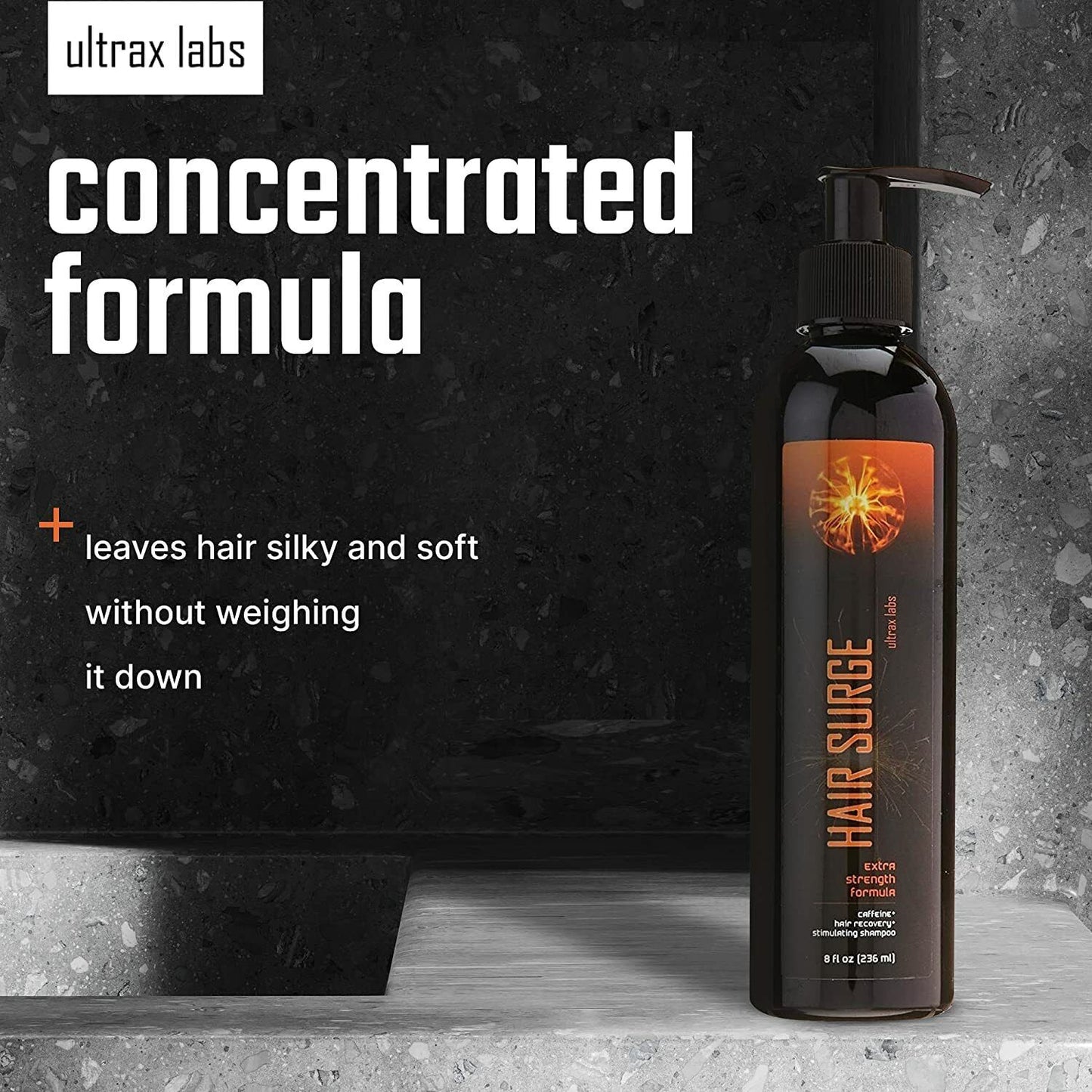 ULTRAX LABS HAIR SURGE Caffeine Hair Loss Hair Growth Stimulating Shampoo 236mL