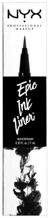 NYX Professional Epic Ink Waterproof Liquid Liner Eyeliner Eye BLACK EIL01 NEW