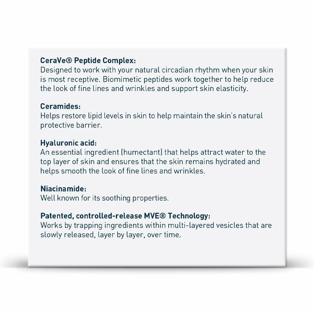 CeraVe - Skin Renewing Night Cream Skin Care (Dermatologist Recommended) 48g NEW