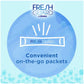 Efferdent Fresh Guard Cleaning Crystals for Retainers Dentures Braces - 24 Pack