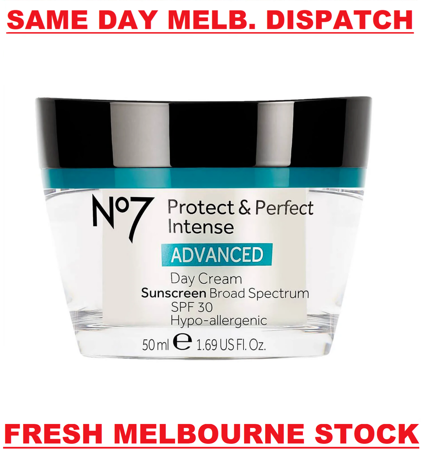 No7 Protect & Perfect INTENSE Advanced Day Cream Anti Aging SPF30 50ml BRAND NEW