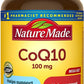 NATURE MADE CoQ10 100mg Support Heart Health & Energy Production - 120 Soft Gels