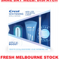 Crest Teeth Whitening Gel - Express White Bleaching Kit + LED LIGHT 18g NEW