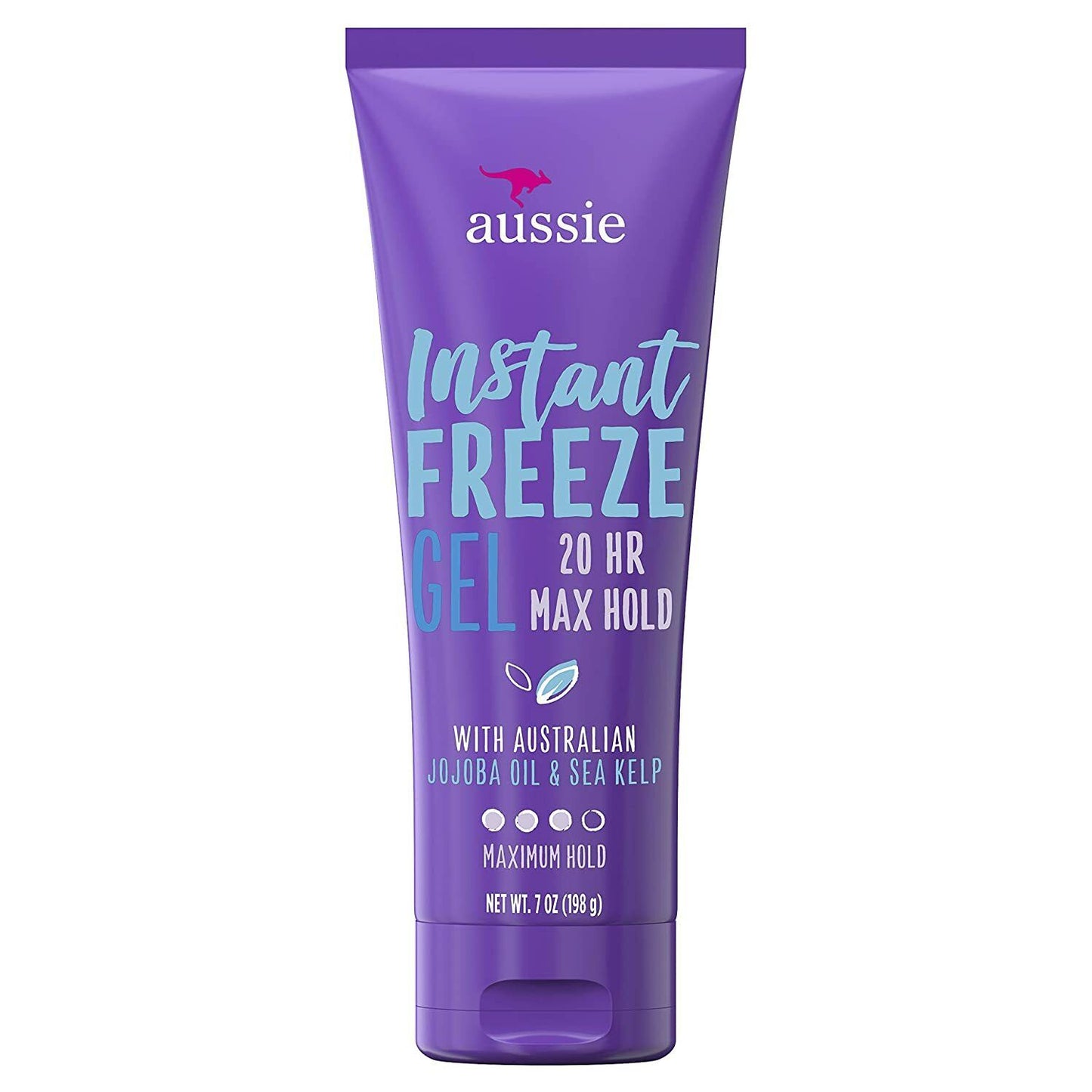 Aussie Instant Freeze Hair Gel 20 Hour Maximum Hold 198g - FREE EXPRESS POST NEW