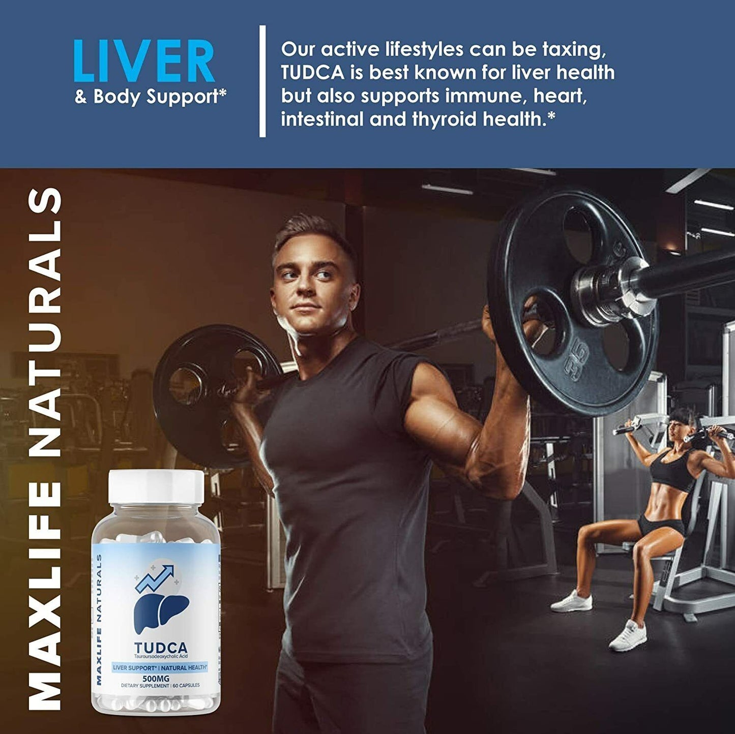 TUDCA 500mg 60 Caps High Dose, US Quality - LIVER SUPPORT PCT! FREE EXPRESS POST