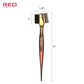 RED by Kiss HH04 Chrome Edge Brush Double Sided 3in1 Rat Tail Hairdressing Comb