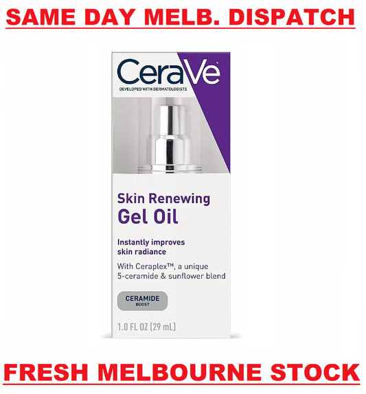 CeraVe Skin Face Renewing Gel Oil - Anti Aging Moisturizing Hydration 29 mL NEW