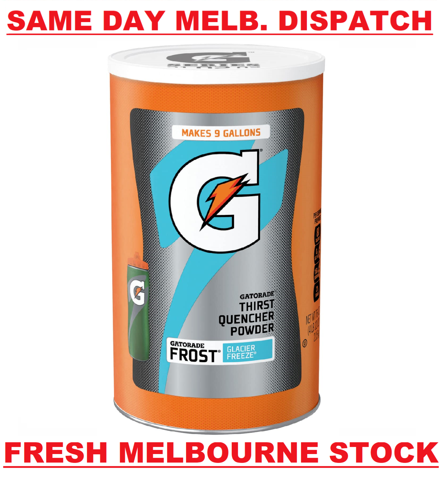Gatorade Electrolyte Sports Powder Glacier Freeze 95 Serves - 2.17kg ...