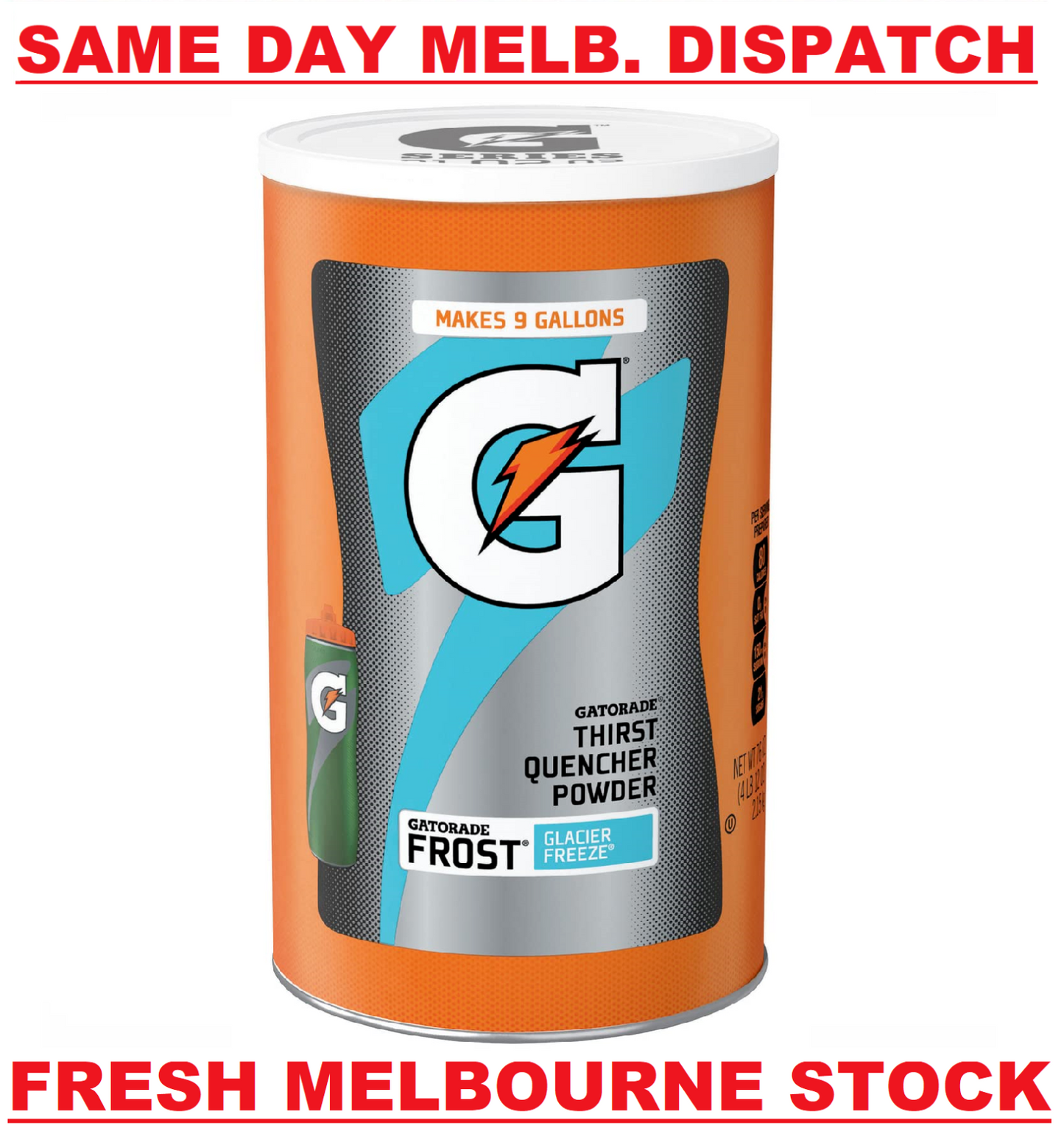 Gatorade Electrolyte Sports Powder Glacier Freeze 95 Serves - 2.17kg (makes 34L)