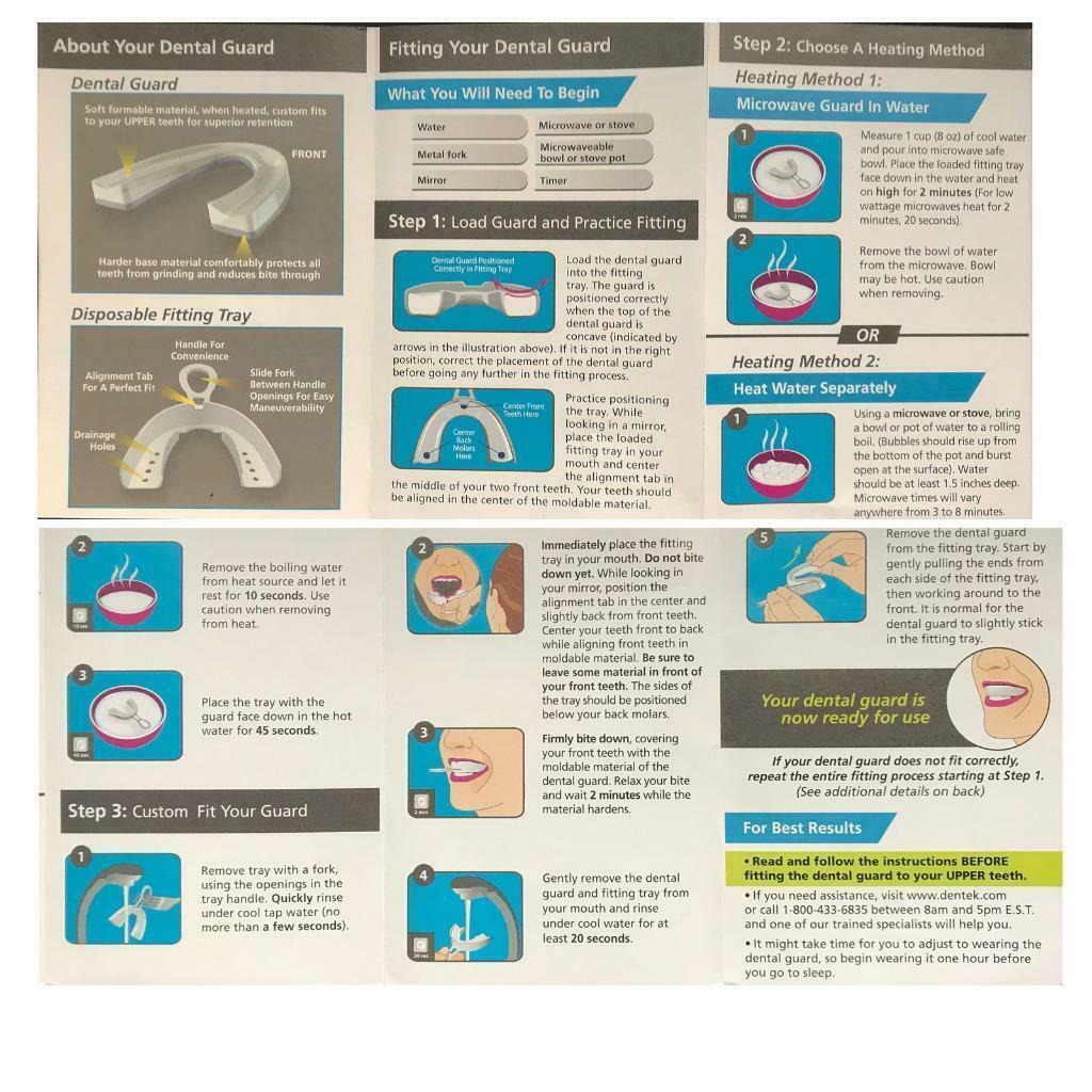 DENTEK MAXIMUM PROTECTION DENTAL GUARD FOR TEETH GRINDING BRUXISM - FREE EXPRESS