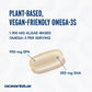 OCEANBLUE VEGAN Plant Based Omega-3 1300 mg ALGAE DHA/EPA - 60 Soft Gels Orange