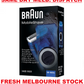 Braun Mens Mobile Shaver M-60b Portable Washable Travel Trimmer Battery Operated