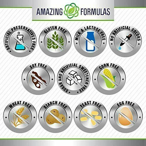 AMAZING FORMULAS BERBERINE HCl 1000mg Immune Function 120 Caps FREE EXPRESS POST