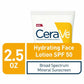 CeraVe Hydrating Mineral Face Sunscreen SPF50 Lightweight Lotion 75mL BRAND NEW
