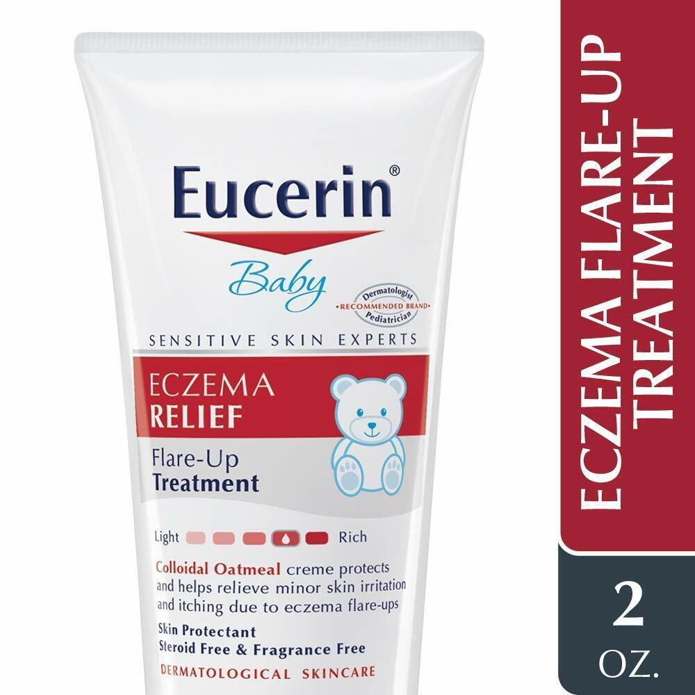 Eucerin Baby Eczema Relief Flare Up Treatment Creme Dry Itchy Skin 57g BRAND NEW