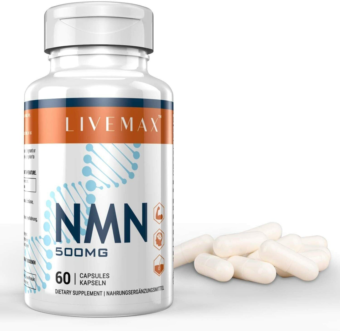 LIVEMAX NMN 500mg 60 Caps Anti Aging NAD+ Booster Immunity - FREE EXPRESS POST