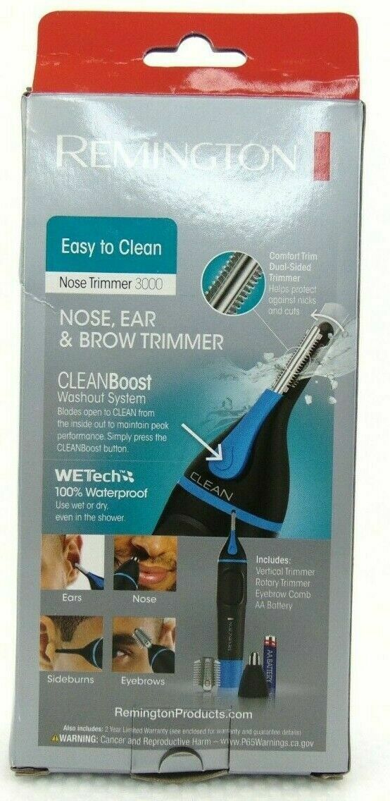 Remington NE3845A Waterproof Wet/Dry Battery-Operated Ear & Nose Detail Trimmer