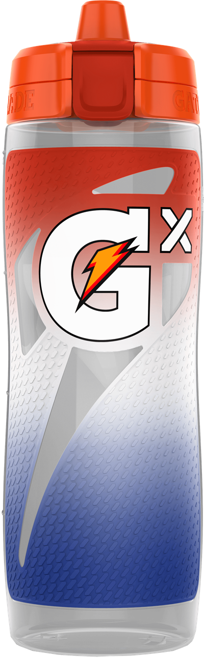 Gatorade Gx Sports Drink Bottle EASY GRIP LEAK PROOF BPA FREE 887mL - FADED FLAG