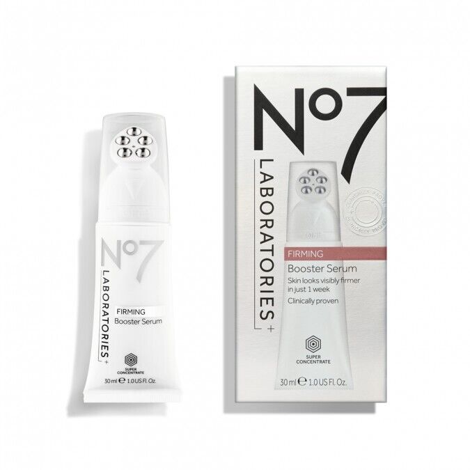 Boots No7 Laboratories FIRMING BOOSTER SERUM ANTI AGING CLINICALLY PROVEN 30mL