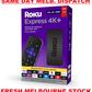 Roku Express 4K+ 2021 Voice Remote Streaming for Netflix Plex Amazon Prime Video