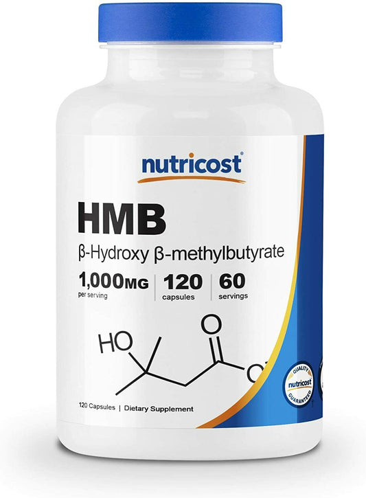 Nutricost HMB 1000mg 120 or 240 Caps MEGA VALUE Pack PREMIUM Quality MELB STOCK