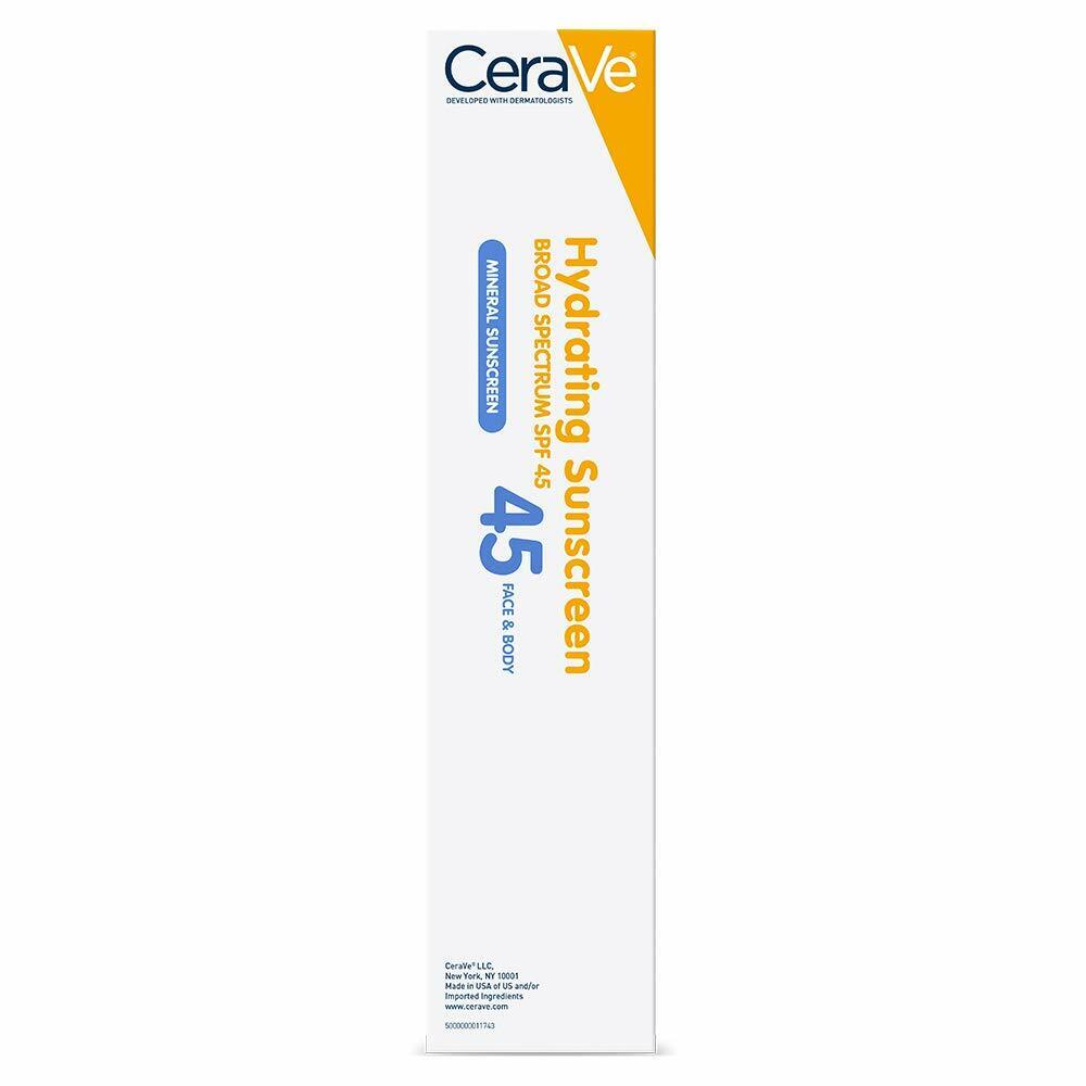 CeraVe Baby Hydrating Mineral Sunscreen SPF45 Lightweight Lotion 99 mL BRAND NEW