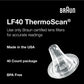 Genuine BRAUN ThermoScan Ear Thermometer Replacement Lens Filters Caps - 40 Pack