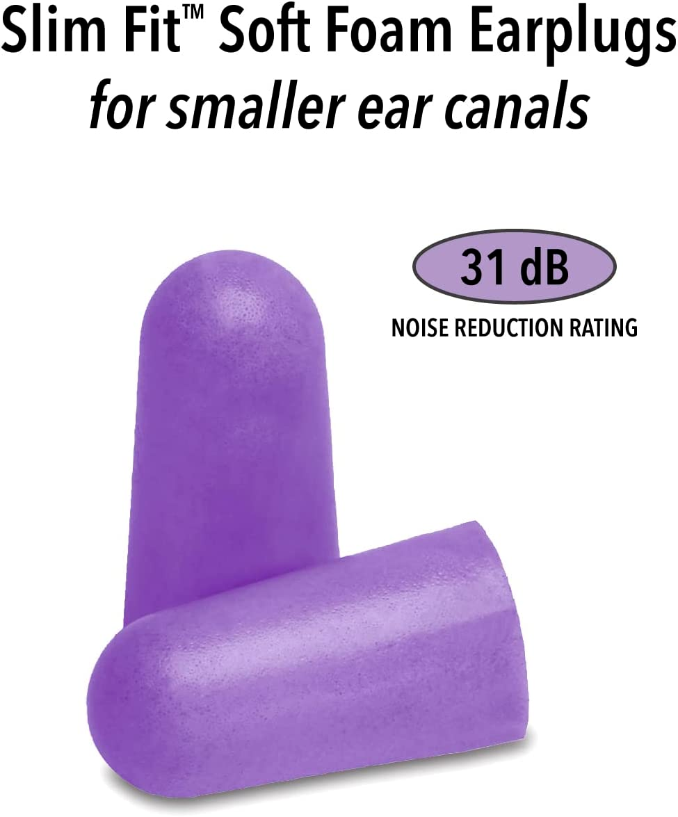 Macks Mack's Slim Fit Soft Foam Earplugs 10 Pair 31dB for small sensitive ears
