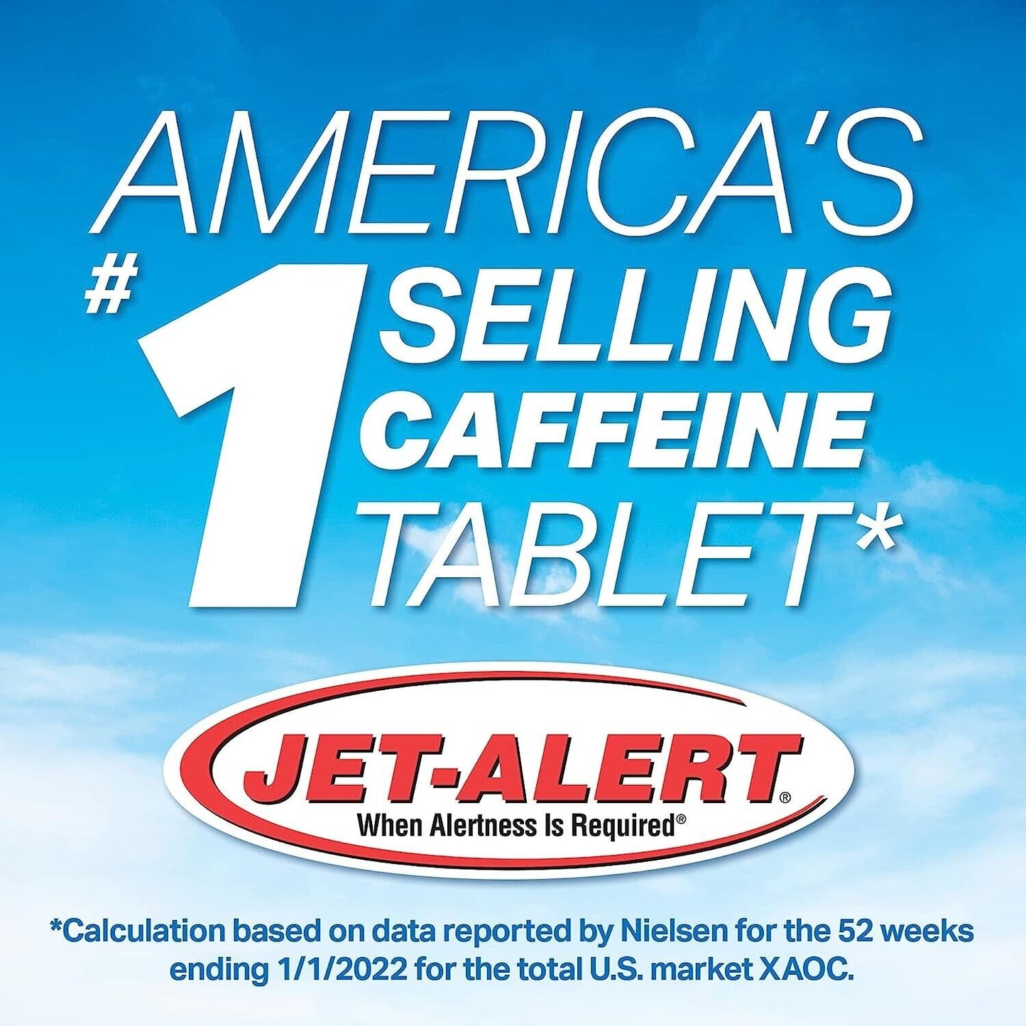 JET ALERT Caffeine Tablets 100mg VALUE SIZE 120 Tabs STAY AWAKE - FREE EXPRESS
