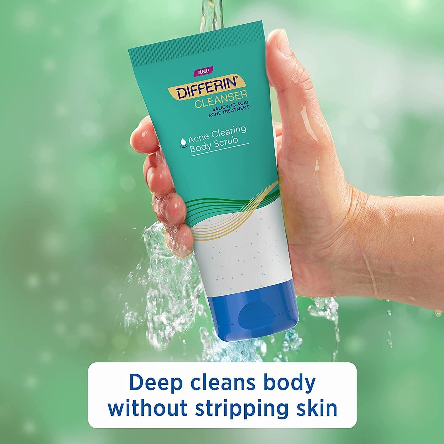 DIFFERIN Salicylic Acid 2% Cleanser - Acne Blemish Clearing Body Scrub 237mL NEW