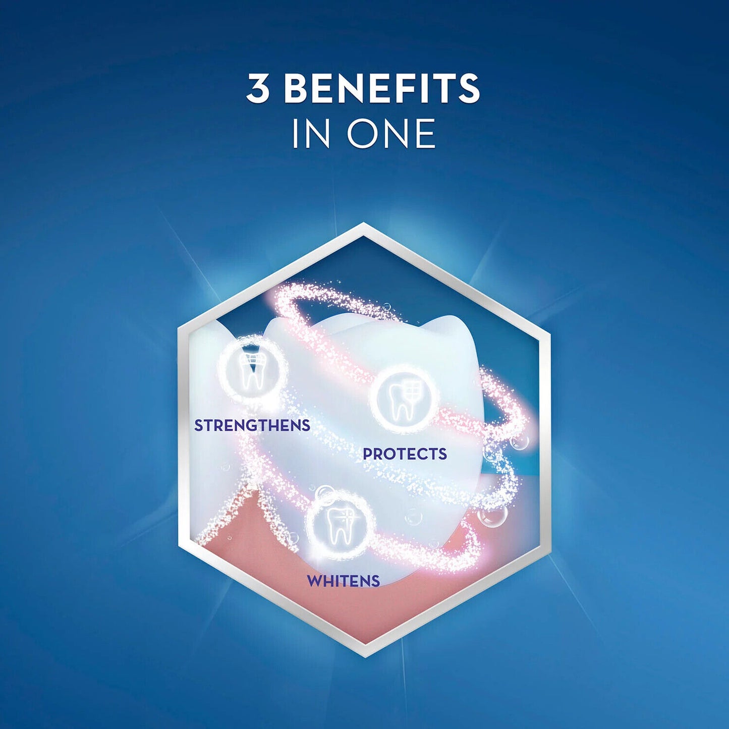 Crest 2 x 158g Pack 3D White Ultra Teeth Whitening 3-in-1 Toothpaste Vivid Mint