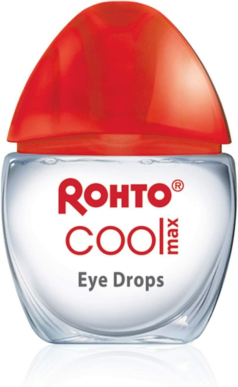 ROHTO COOLING LUBRICANT EYE DROPS MAX STRENGTH REDNESS RELIEF FREE EXPRESS POST